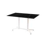 Tavolo per Birrerie all'aperto CROSS COMFORT DUO bianco piano HPL