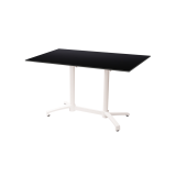 Tavolo per Birrerie all'aperto CROSS COMFORT DUO bianco piano HPL