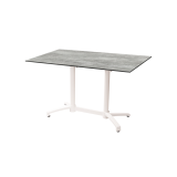 Tavolo per Birrerie all'aperto CROSS COMFORT DUO bianco piano HPL