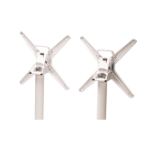 Tavolo per Birrerie all'aperto CROSS COMFORT DUO bianco piano HPL