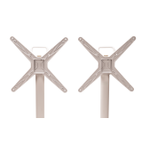 Tavolo per Birrerie all'aperto CROSS COMFORT DUO bianco piano HPL