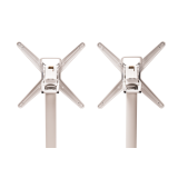 Tavolo per Birrerie all'aperto CROSS COMFORT DUO bianco piano HPL