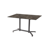 Tavolo per Birrerie all'aperto CROSS COMFORT DUO grigio piano HPL