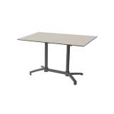 Tavolo per Birrerie all'aperto CROSS COMFORT DUO grigio piano HPL