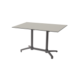 Tavolo per Birrerie all'aperto CROSS COMFORT DUO grigio piano HPL
