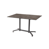 Tavolo per Birrerie all'aperto CROSS COMFORT DUO grigio piano HPL