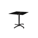 Tavolo per Birrerie all'aperto CROSS COMFORT nero 70x70 Pietra nera