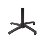 Tavolo per Birrerie all'aperto CROSS COMFORT nero 69x69 Bianco classico