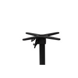 Tavolo per Birrerie all'aperto CROSS COMFORT nero 69x69 Bianco classico