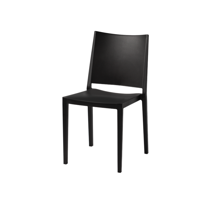 GOMERA FULL cafe chair nero