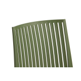 Sedie da caffetteria Gomera Stripes olio verde