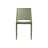 Sedie da caffetteria Gomera Stripes olio verde