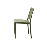 Sedie da caffetteria Gomera Stripes olio verde