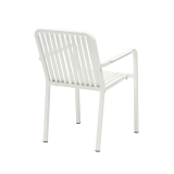 Sedia PUREZZA in alluminio bianco