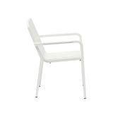 Sedia PUREZZA in alluminio bianco