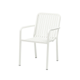 Sedia PUREZZA in alluminio bianco