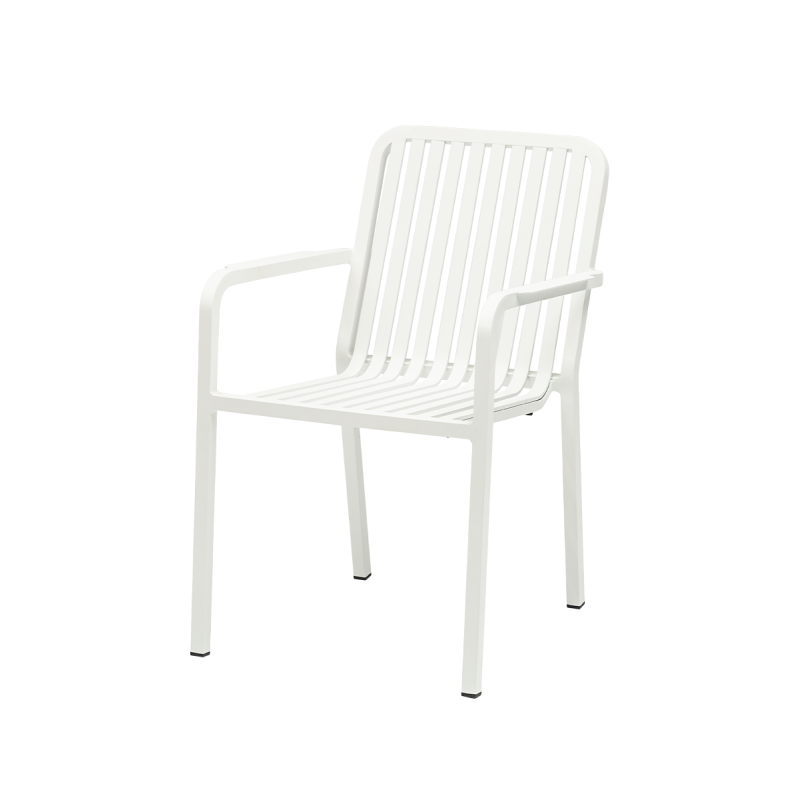 Sedia PUREZZA in alluminio bianco