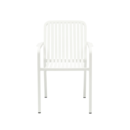 Sedia PUREZZA in alluminio bianco