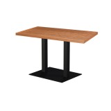 Tavolo da caffè ALFA XL DUO con piano in legno impiallacciato