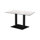 Tavolo da birreria ALFA XL DUO con piano in HPL