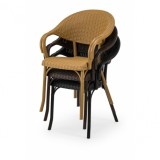 Krzesło MARCO brązowy - ogródki piwne