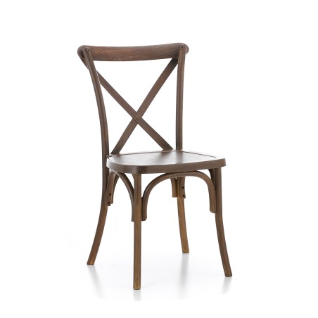 Sedia Per Matrimonio CROSS-BACK POLLYWOOD nocciola