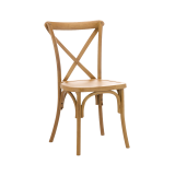 Sedia Per Matrimonio CROSS-BACK POLYWOOD naturale