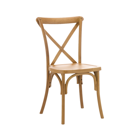 Sedia Per Matrimonio CROSS-BACK POLYWOOD naturale