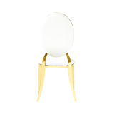 Sedia da matrimonio in metallo GLAMOUR ALL TAP oro–bianco