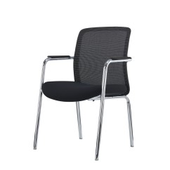 Sedia da conferenza LENZO nera