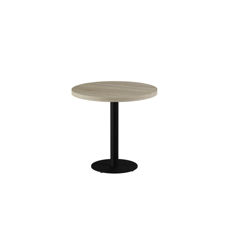 Tavolo per bar ALFA R nero piano di lavoro laminato