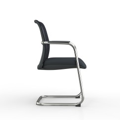 Sedia da conferenza QUADRA nera