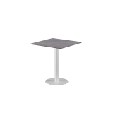 Tavolo per Birrerie all'aperto ALFA R bianco piano di lavoro in pietra sinterizzata