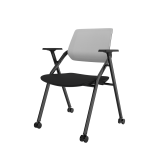 Sedia da formazione OPTIMA CA nero e grigio