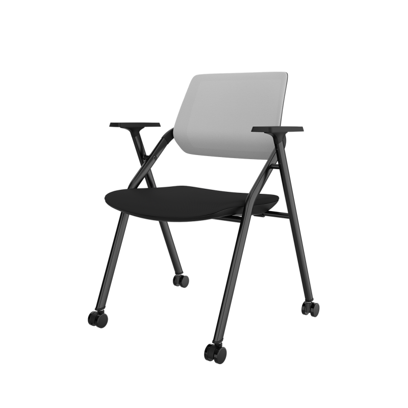 Sedia da formazione OPTIMA CA nero e grigio