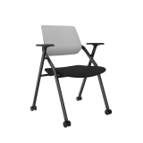 Sedia da formazione OPTIMA CA nero e grigio
