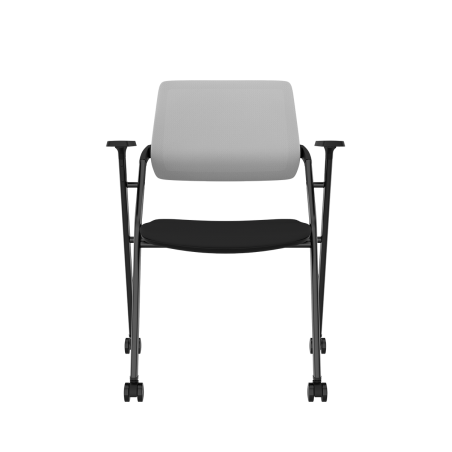 Sedia da formazione OPTIMA CA nero e grigio