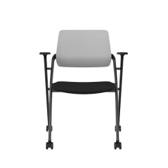 Sedia da formazione OPTIMA CA nero e grigio
