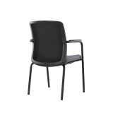 Sedia da formazione FORMO nero e grigio