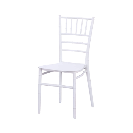 Sedia Per Matrimonio CHIAVARI TIFFANY SIMPLE bianco