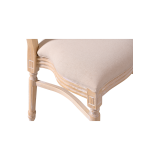 Sedia da matrimonio in legno MEDALION naturale sbiancato