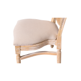 Sedia da matrimonio in legno MEDALION naturale sbiancato