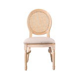 Sedia da matrimonio in legno MEDALION naturale sbiancato