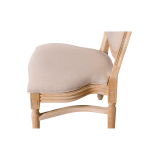 Sedia da matrimonio in legno MONARCH FULL TAP naturale sbiancato