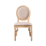 Sedia da matrimonio in legno MONARCH FULL TAP naturale sbiancato