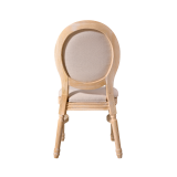 Sedia da matrimonio in legno MONARCH FULL TAP naturale sbiancato