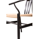 Sedia Da Ristorante In Legno WISHBONE nero