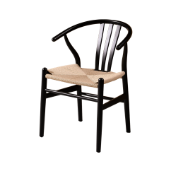 Sedia da ristorante WISHBONE nera
