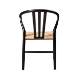 Sedia Da Ristorante In Legno WISHBONE nero