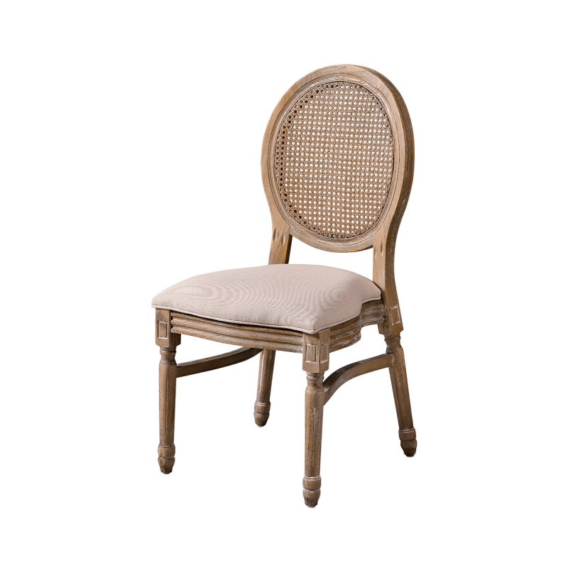 Sedia da matrimonio in legno MEDALION rustico